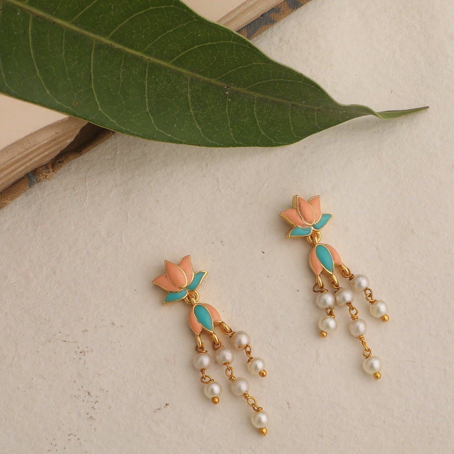 GURHAN Boucle Gold Short Drop Earrings, Small Stone Cluster on Wire Ho
